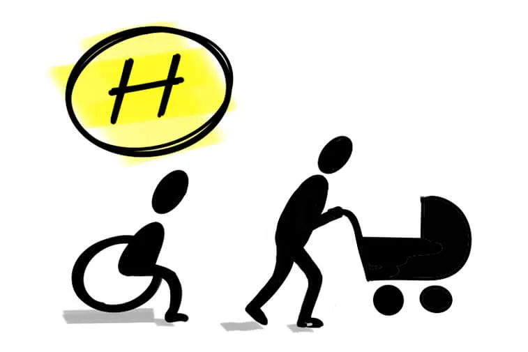 Barrierefreie Platzgestaltungen und Haltestellen