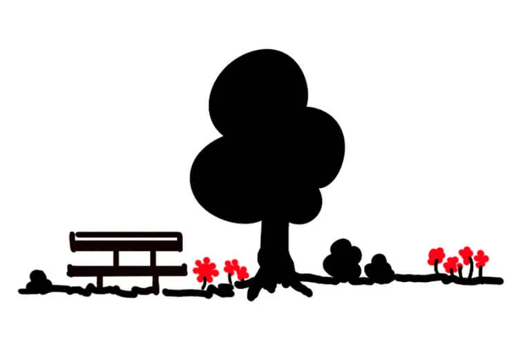 Umgestaltung von Plätzen (Sitzmöglichkeiten & Begrünung) mit Teilentsiegelung von Flächen